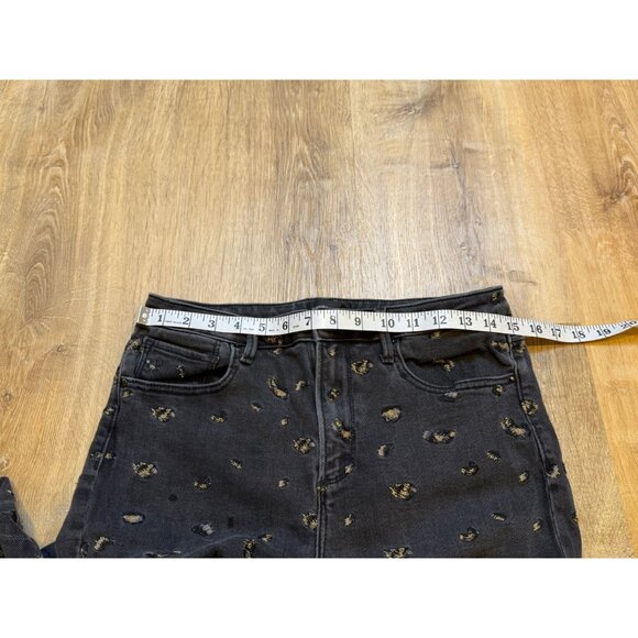 Driftwood Womens Jackie High Rise Cheetah Embroidery 29 - Picture 6 of 9